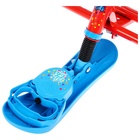 Снегокат «Twiny 2+» Sportcar, со спинкой, с родительской ручкой, синий, красный, TW2+/SC Nika Kids - Фото 8