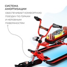 Снегокат Nika Snowdrive, СНД3/SD22, цвет красный/чёрный - Фото 4