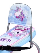 Снегокат «Тимка спорт 4-1» Единорог, со спинкой, голубой, розовый, ТС4-1 М/ЕР Nika Kids - Фото 14