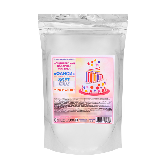 

Мастика «Фанси» Soft, Белая, 500 г