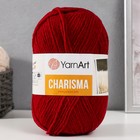 Пряжа для вязания спицами, крючком YarnArt, Charisma, 80% шерсть, 20% акрил 200 м/100 г, (3024 вишня) 5504843 - фото 1573450