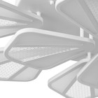 Люстра с ПДУ "Валенсия" 12xLED 288Вт 3000-6000К диммер, белый 90х90х12 см BayerLux - фото 23767187