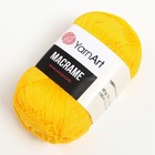 Пряжа "Macrame Макраме" 100% полиэстер 130м/90гр (142 жёлтый) - фото 9382465