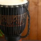 УЦЕНКА Сувенирный музыкальный инструмент барабан джембе «Тёмный», 60×25×25 см, МИКС 5666164