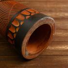 УЦЕНКА Сувенирный музыкальный инструмент барабан джембе «Тёмный», 60×25×25 см, МИКС 5666164