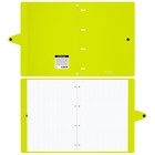 Тетрадь на кольцах ErichKrause. Neon А4, 80 листов, в клетку, пластиковая обложка, на кнопке, блок офсет, 100% белизна, МИКС - Фото 2