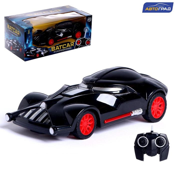 

Машина BATCAR, радиоуправляемая, работает от батареек, цвет чёрный