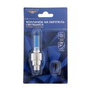 Светящийся колпачок на ниппель Cartage, малый, набор 2 шт, микс - фото 809485003