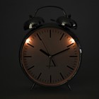 Часы - будильник настольные "Классика", с подвесом, дискретный ход, d-20 см, 32 х 23 см, 2АА - фото 8227418