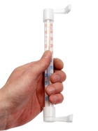 Термометр уличный, жидкостный, оконный, на липучках, белый - Фото 9