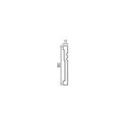 Плинтус пластиковый ударопрочный белый 80х12х2000мм - Фото 2