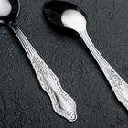 Ложка чайная «Славяна», h=14.5 см, толщина 1.2 мм, цвет серебряный - Фото 2