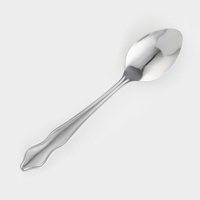 Ложка чайная «Новинка-1», h=14.5 см, толщина 1 мм, цвет серебряный