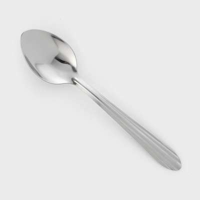Ложка чайная «Мираж», h=14.5 см, толщина 0.8 мм, цвет серебряный
