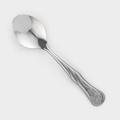 Ложка столовая «Лёвушка», h=16 см, толщина 1.2 мм, цвет серебряный