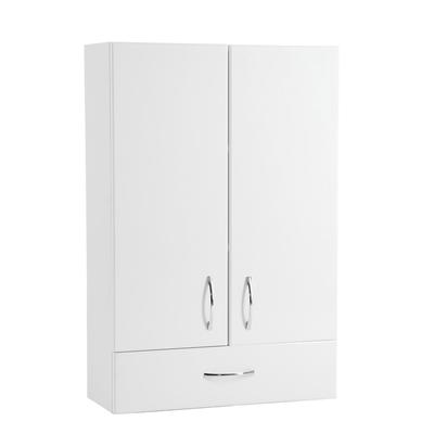 Шкаф навесной для ванной комнаты «Клик Мебель. ПШ 60», 1 ящик, 600×240×900 мм, цвет белый