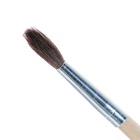 Кисть для рисования, пони, № 8, круглая, деревянная ручка, международный размер - фото 120037040