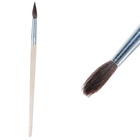 Кисть для рисования, пони, № 8, круглая, деревянная ручка, международный размер - фото 120037041