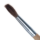 Кисть для рисования, пони, № 12, круглая, деревянная ручка, международный размер - Фото 5