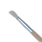 Кисть для рисования, коза, № 8, круглая, деревянная ручка, международный размер - фото 120037061