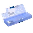 Пенал школьный пластиковый с точилкой, "Енот" - Фото 6