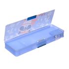 Пенал школьный пластиковый с точилкой, "Енот" - Фото 3