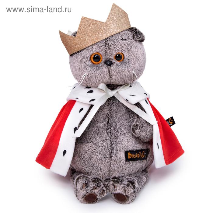 Мягкая игрушка «Кот Басик-царь», 19 см - Фото 1