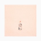 Салфетки махровые «Этель. Котики» 30×30 см - 3 шт., хлопок 100% - Фото 2