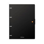 Тетрадь на кольцах ErichKrause Accent А4, 80 листов, в клетку, пластиковая обложка, на кнопке, 100% белизна, блок офсет, МИКС - Фото 3