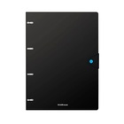 Тетрадь на кольцах ErichKrause Accent А4, 80 листов, в клетку, пластиковая обложка, на кнопке, 100% белизна, блок офсет, МИКС - Фото 4