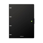 Тетрадь на кольцах ErichKrause Accent А4, 80 листов, в клетку, пластиковая обложка, на кнопке, 100% белизна, блок офсет, МИКС - Фото 5