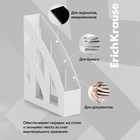 Лоток для бумаг ErichKrause Office, А4, вертикальный, 1 отделение, белый, 75 мм - Фото 4