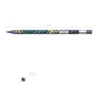 Карандаш механический ErichKrause "ColorTouch Purple Python", грифель d=2,0 мм, с точилкой, корпус "Soft-touch" с дизайном, в тубусе - Фото 4