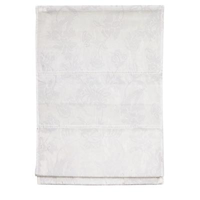 Римская штора «Флок», размер 60х160 см, цвет белый