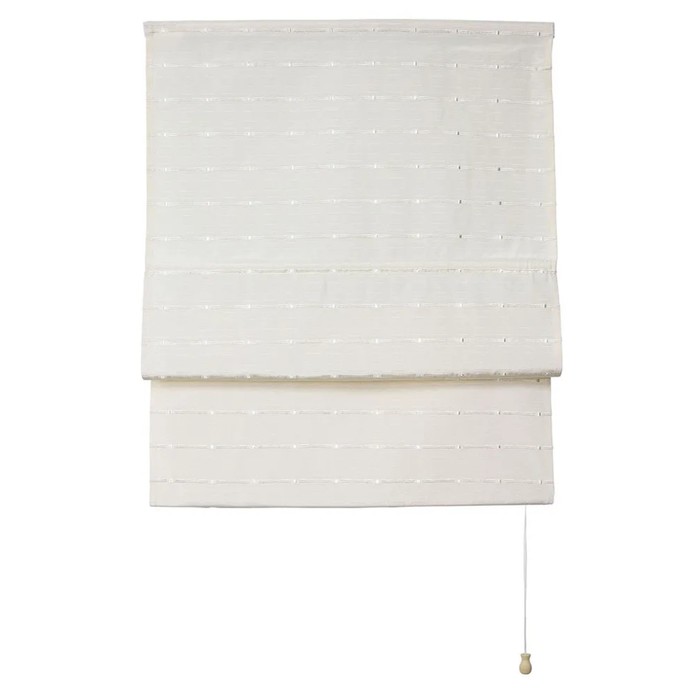Римская штора «Терра», размер 60х160 см, цвет кремовый - фото 1908632190