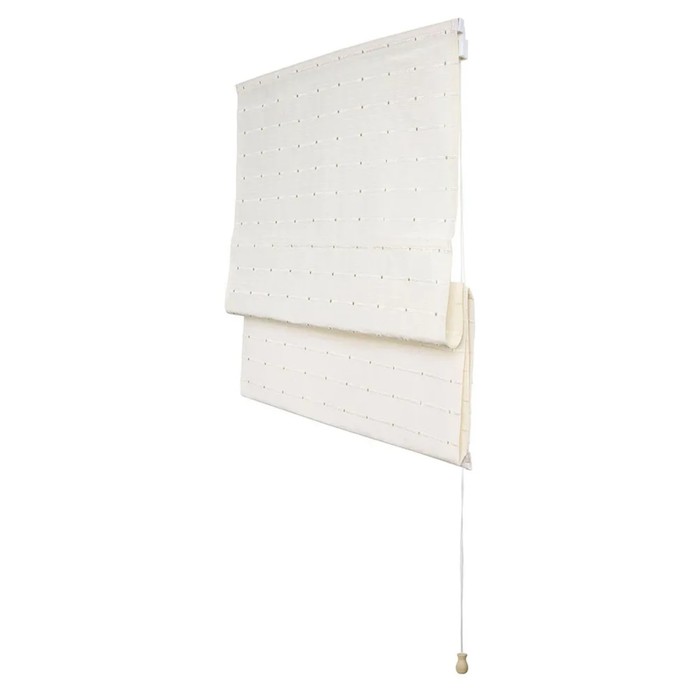 Римская штора «Терра», размер 60х160 см, цвет кремовый - фото 1908632191