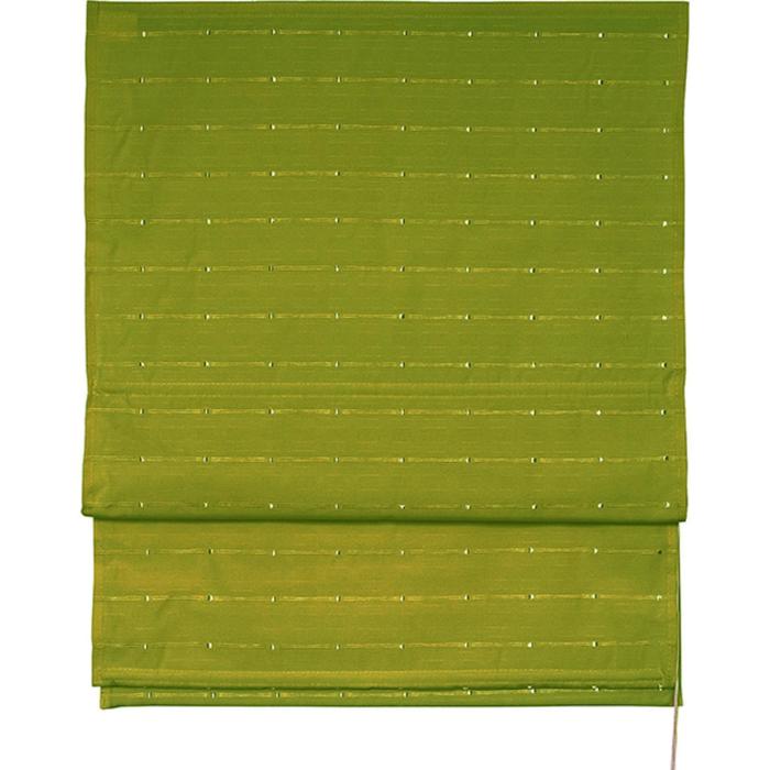 Римская штора «Терра», размер 60х160 см, цвет зелёный - фото 1908632218
