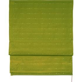 Римская штора «Терра», размер 120х160 см, цвет зелёный