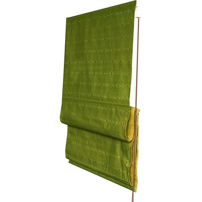 Римская штора «Терра», размер 140х160 см, цвет зелёный - фото 1908632232