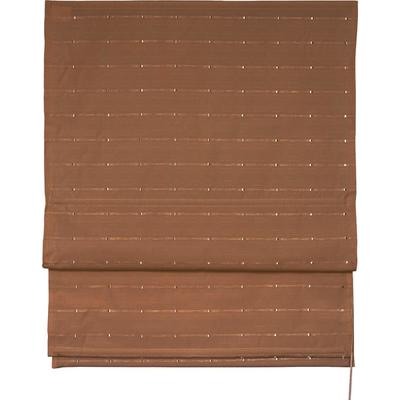 Римская штора «Терра», размер 100х160 см, цвет коричневый