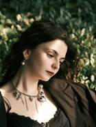 Серьги с жемчугом «Капля» полукруг, цвет белый в серебре - Фото 6