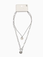 Кулон «Цепь» шар, медальон, цвет серебро, 58 см - Фото 9