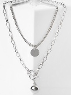 Кулон «Цепь» шар, медальон, цвет серебро, 58 см - Фото 10