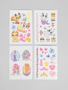 Детские переводки-татуировки на тело «Кошечка» набор 4 шт. - фото 809600811