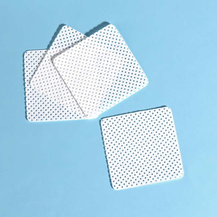 Салфетки для маникюра, безворсовые, с перфорацией, в пластиковом футляре, 175 шт, 5 × 5 см - фото 1898377297
