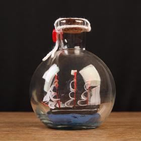 Корабль сувенирный 'Только вперёд', в бутылке, вертикальн. 11*8см