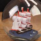 Корабль сувенирный "Только вперёд", в бутылке, вертикальн. 11*8см - Фото 2