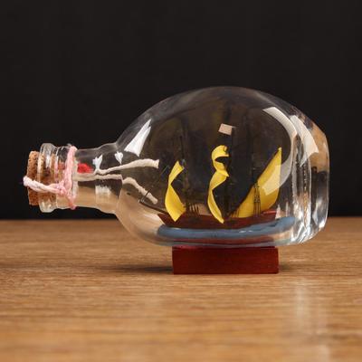 Корабль в бутылке «Вирджиния», фигурка, 14×7×9 см