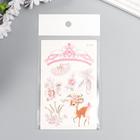 Татуировка на тело цветная "Оленёнок и пуанты" 12х7,5 см (комплект 5 шт) - фото 21176547 Татуировка на тело цветная "Оленёнок и пуанты" 12х7,5 см (комплект 5 шт) - фото 21176547