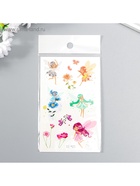 Переводные тату цветные «Цветочные феечки», 12×7.5 см, МИКС - фото 43707113